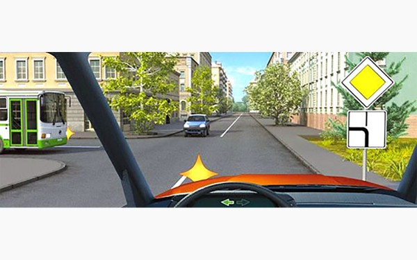 
            Билет 1 вопрос 15 ПДД 2024. Кому вы обязаны уступить дорогу при повороте
        